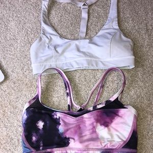 2 lululemon sports bras